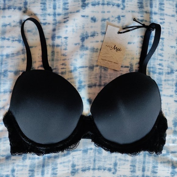 Pour Moi Forever Fiore Plunge Push Up Tshirt Bra 30D - Picture 1 of 6